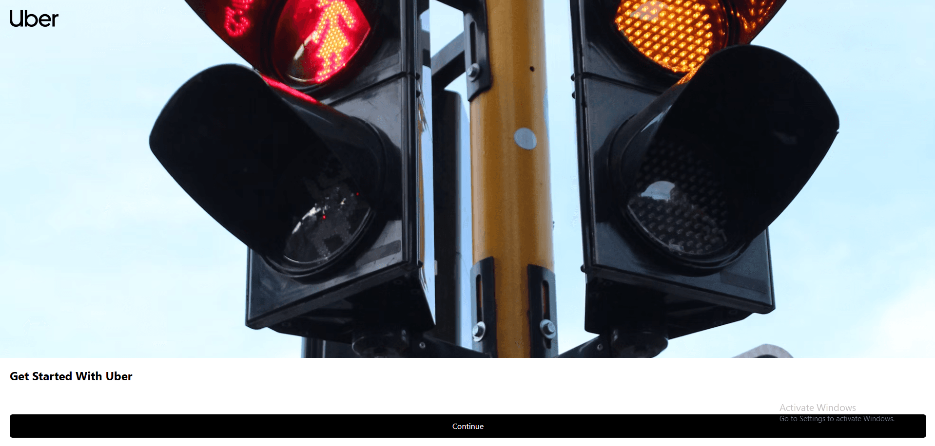 Uber Clone project screenshot